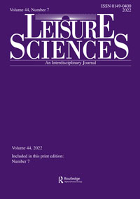 Cover image for Leisure Sciences, Volume 44, Issue 7, 2022