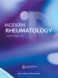 Cover image for Modern Rheumatology, Volume 28, Issue 2, 2018