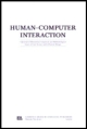 Cover image for Human–Computer Interaction, Volume 10, Issue 1, 1995