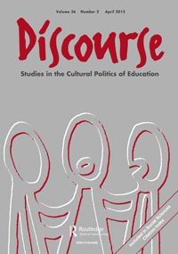 Cover image for Discourse: Studies in the Cultural Politics of Education, Volume 36, Issue 2, 2015