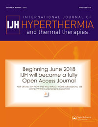 Cover image for International Journal of Hyperthermia, Volume 39, Issue 1, 2022