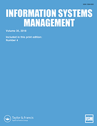 Cover image for Information Systems Management, Volume 35, Issue 4, 2018