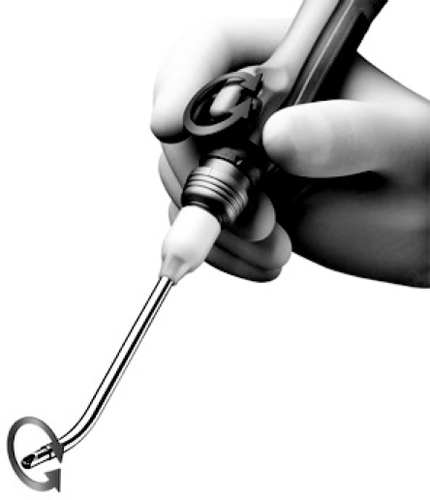 Figure 4 Micro-debrider used in endoscopic sinus surgery.