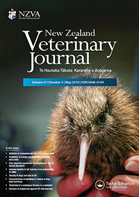 Cover image for New Zealand Veterinary Journal, Volume 67, Issue 3, 2019
