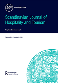 Cover image for Scandinavian Journal of Hospitality and Tourism, Volume 21, Issue 1, 2021