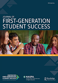 Cover image for Journal of First-generation Student Success, Volume 3, Issue 1, 2023