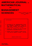 Cover image for American Journal of Mathematical and Management Sciences, Volume 2, Issue 3, 1982