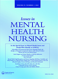 Cover image for Issues in Mental Health Nursing, Volume 39, Issue 1, 2018