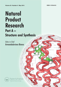 Cover image for Natural Product Research, Volume 29, Issue 9, 2015