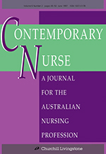 Cover image for Contemporary Nurse, Volume 6, Issue 2, 1997