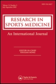 Cover image for Research in Sports Medicine, Volume 21, Issue 1, 2013