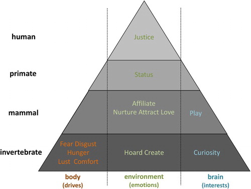 Figure 2. The human motives.