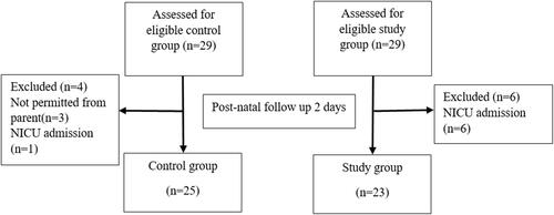 Figure 2 Flow chart for the enrollment of study participants.