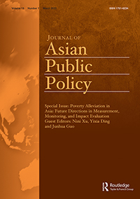 Cover image for Journal of Asian Public Policy, Volume 15, Issue 1, 2022