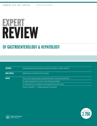 Cover image for Expert Review of Gastroenterology & Hepatology, Volume 10, Issue 9, 2016