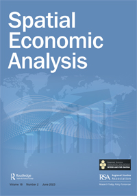 Cover image for Spatial Economic Analysis, Volume 18, Issue 2, 2023