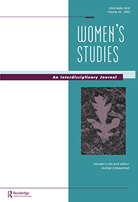 Cover image for Women's Studies, Volume 49, Issue 8, 2020