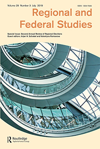 Cover image for Regional & Federal Studies, Volume 29, Issue 3, 2019