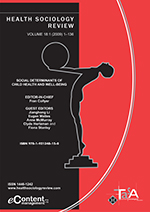 Cover image for Health Sociology Review, Volume 18, Issue 1, 2009