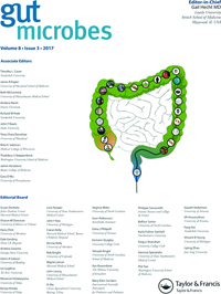 Cover image for Gut Microbes, Volume 8, Issue 3, 2017