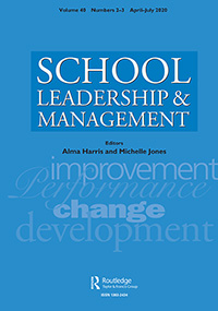 Cover image for School Leadership & Management, Volume 40, Issue 2-3, 2020