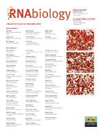 Cover image for RNA Biology, Volume 10, Issue 12, 2013