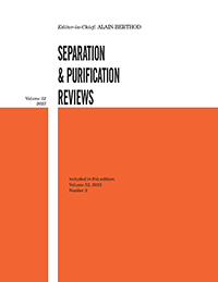 Cover image for Separation & Purification Reviews, Volume 52, Issue 2, 2023