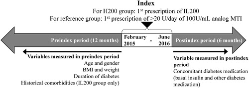 Figure 1. Study design. Abbreviations. BMI, body-mass index; IL200, insulin lispro 200 U; MTI, mealtime insulin.