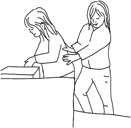 Figure 15. Pushing to direct a peer in play.
