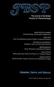 Cover image for Journal of the British Society for Phenomenology, Volume 25, Issue 2, 1994