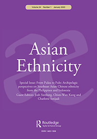 Cover image for Asian Ethnicity, Volume 24, Issue 1, 2023