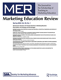Cover image for Marketing Education Review, Volume 33, Issue 1, 2023