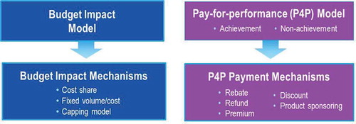 Figure 5. Overview of potential innovative outcome-based care and procurement financial models. Below are two potential versions of financing Innovative Outcome-Based Care and Procurement and their mechanisms.