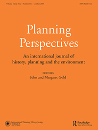 Cover image for Planning Perspectives, Volume 34, Issue 5, 2019