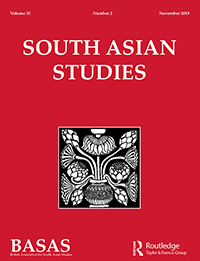 Cover image for South Asian Studies, Volume 35, Issue 2, 2019