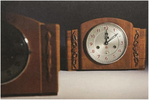 Figure 6. “555” table clock of 1950.