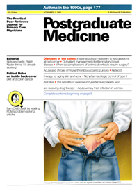 Cover image for Postgraduate Medicine, Volume 92, Issue 6, 1992