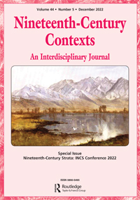 Cover image for Nineteenth-Century Contexts, Volume 44, Issue 5, 2022
