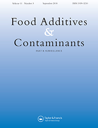 Cover image for Food Additives & Contaminants: Part B, Volume 11, Issue 3, 2018