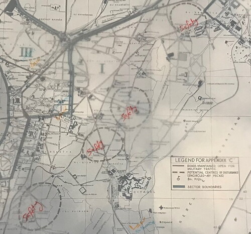 Figure 2. Ilyas’ map of Cairo