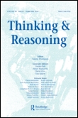 Cover image for Thinking & Reasoning, Volume 20, Issue 2, 2014