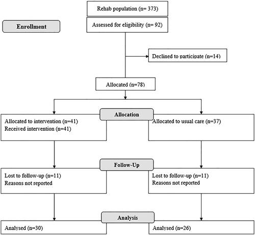 Figure 1. Consort flow diagram SAMI.