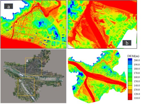 Figure 5. Terrain extracted from the digital city model geometry.