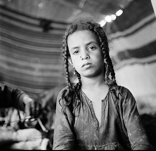 Figure 17: An al-Naʿīmī girl, Qatar, 1959 (Jette Bang photo / Moesgaard Museum).