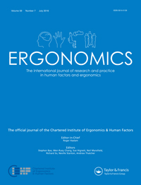 Cover image for Ergonomics, Volume 59, Issue 7, 2016