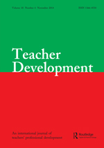 Cover image for Teacher Development, Volume 18, Issue 4, 2014