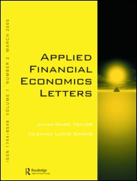 Cover image for Applied Financial Economics Letters, Volume 2, Issue 1, 2006
