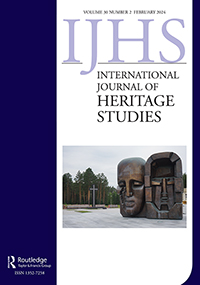 Cover image for International Journal of Heritage Studies, Volume 30, Issue 2, 2024