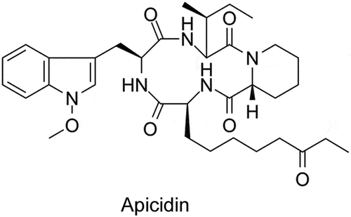 Figure 1. Chemical structure of Apicidin.