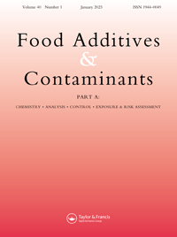 Cover image for Food Additives & Contaminants: Part A, Volume 40, Issue 1, 2023